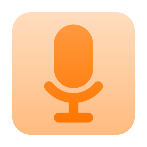 Mic Generic gradient fill icon