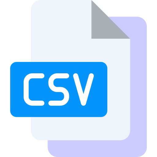 csv Generic color fill icon