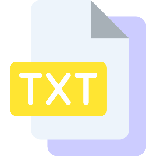 Txt Generic color fill icon
