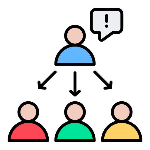 compiti di delega Generic color lineal-color icona