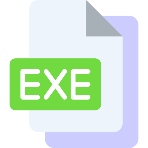 Exe Generic color fill icon