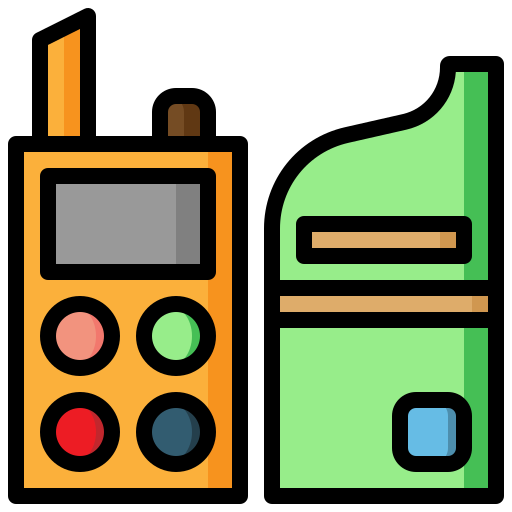 teléfono Surang Lineal Color icono