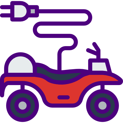 vehículo eléctrico prettycons Lineal Color icono