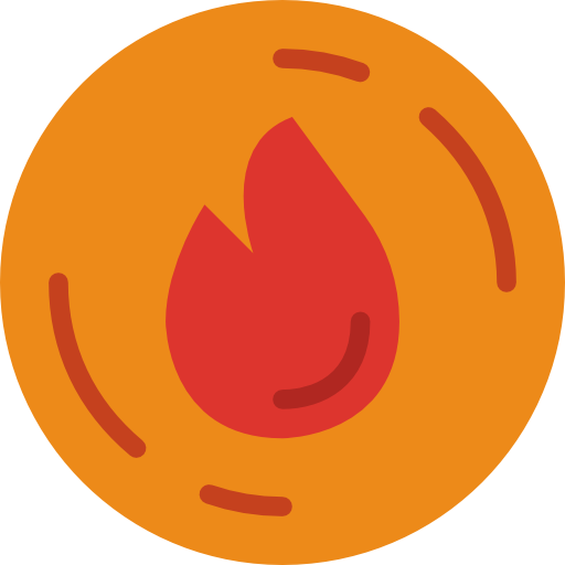 Fire prettycons Flat icon