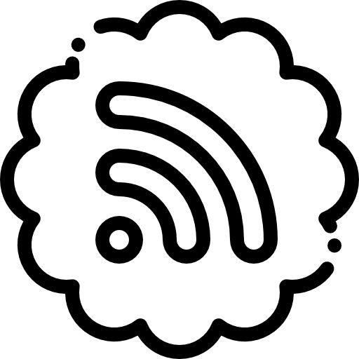 wi-fi Detailed Rounded Lineal ikona