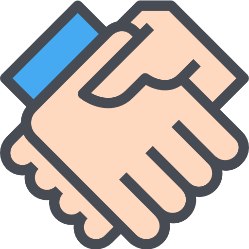 Handshake Justicon Lineal Color icon