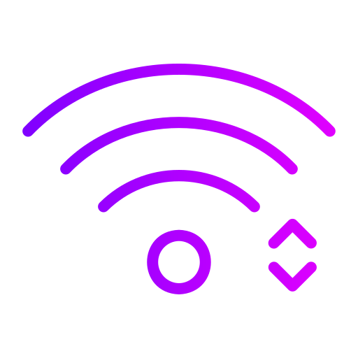 wifi Generic gradient outline icoon