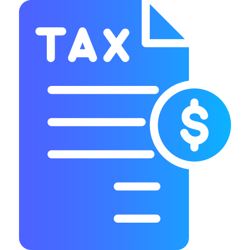 belastingen Generic gradient fill icoon