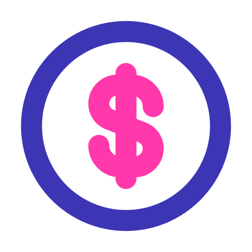 dollar Generic color outline Icône
