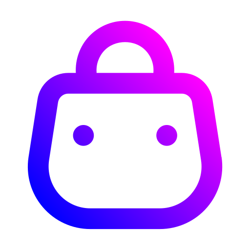 Shopping bag Generic gradient outline icon