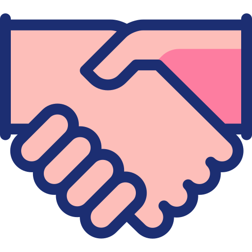 Handshake Basic Accent Lineal Color icon