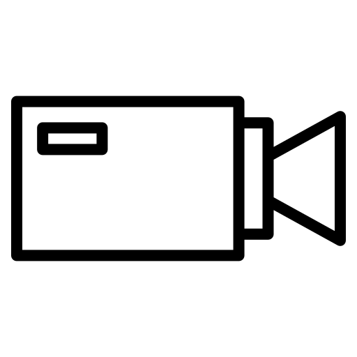 動画撮影 Generic black outline icon