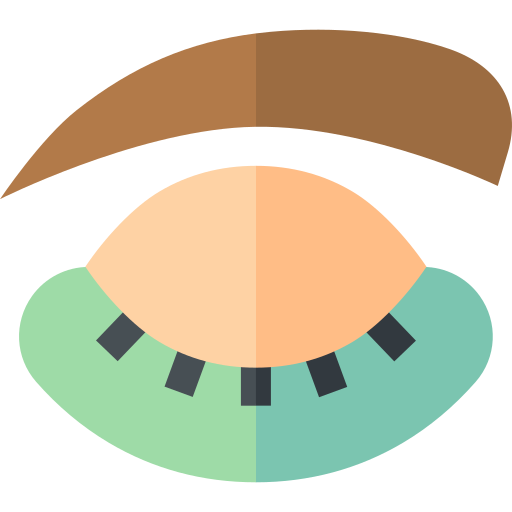 Eyelash Basic Straight Flat icon