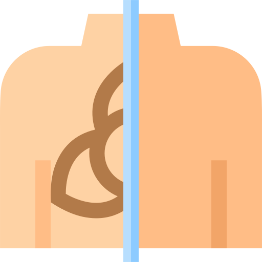 Tattoo removal Basic Straight Flat icon