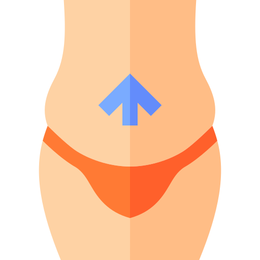 Tummy Basic Straight Flat icon