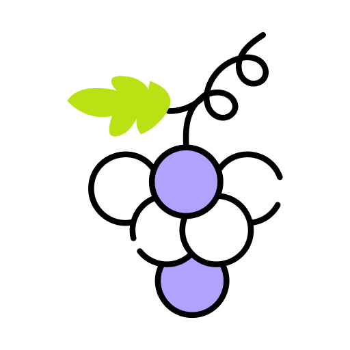 uvas Generic color lineal-color Ícone