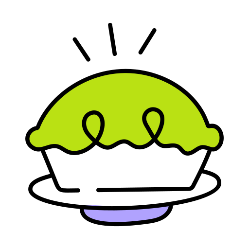 tarta de manzana Generic color lineal-color icono