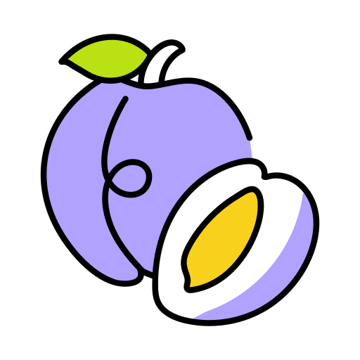 Plum Generic color lineal-color icon