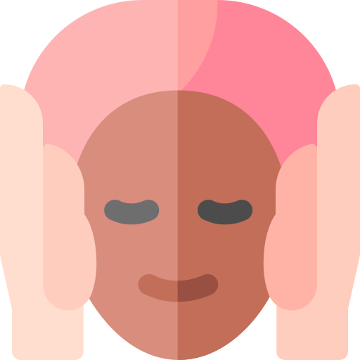 masaje facial Basic Rounded Flat icono
