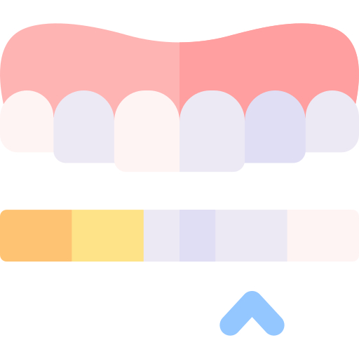 tanden bleken Basic Rounded Flat icoon
