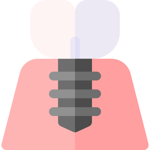 implantar Basic Rounded Flat Ícone