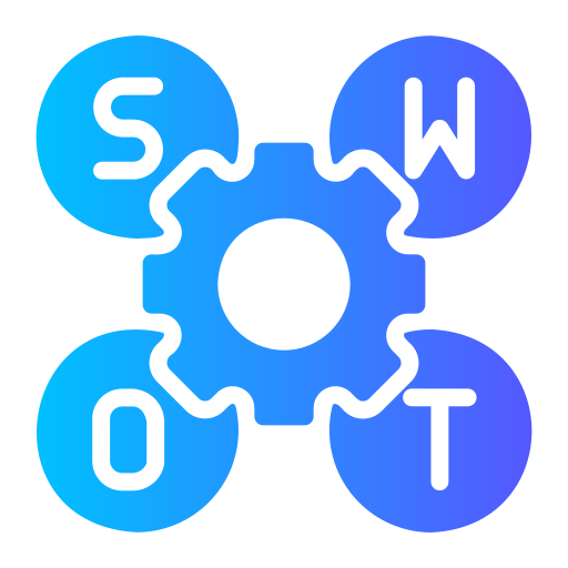swot-analyse Generic gradient fill icoon