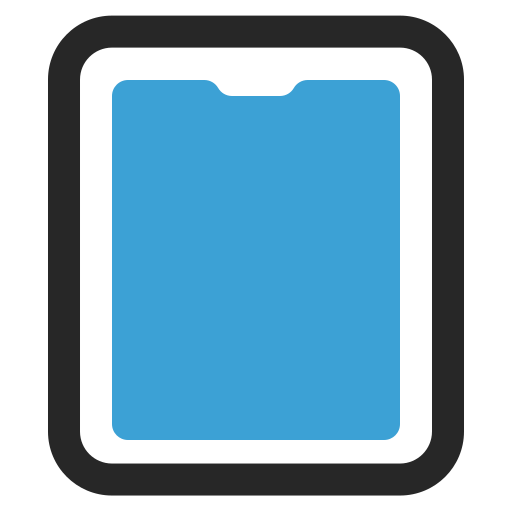 태블릿 Generic color fill icon
