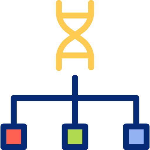 Genetics Basic Accent Lineal Color icon