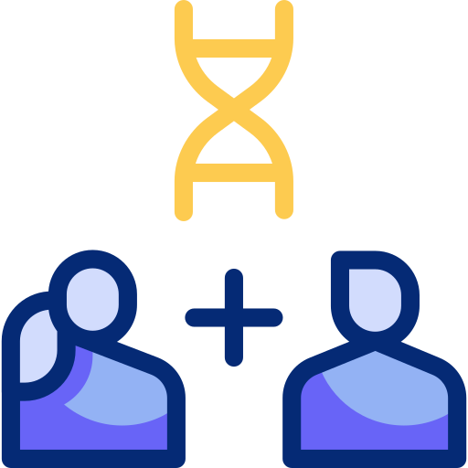 遺伝 Basic Accent Lineal Color icon