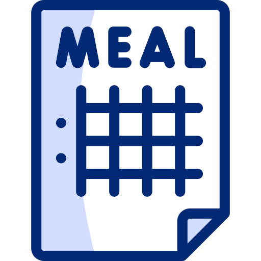 식사 Basic Accent Lineal Color icon