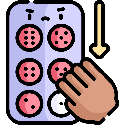 エレベーターのボタン Kawaii Lineal color icon