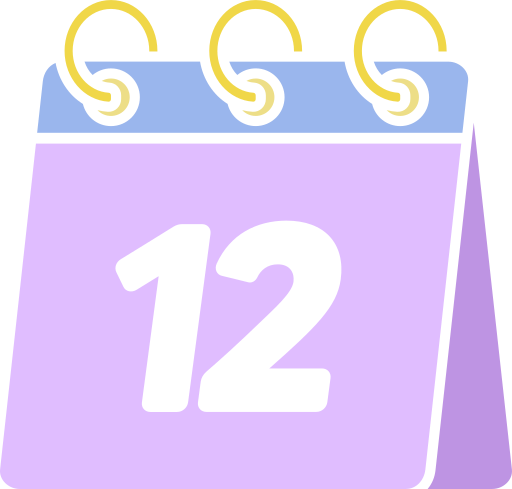 Calendar Generic color fill icon