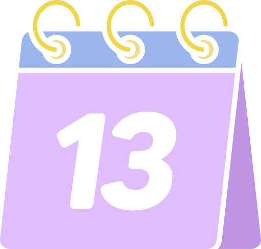 Calendar Generic color fill icon