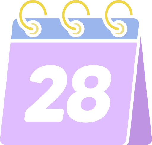 Календарь Generic color fill иконка