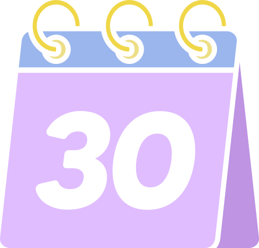 Calendar Generic color fill icon