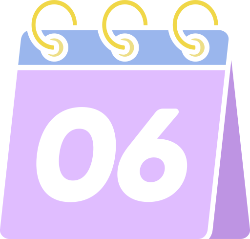 Calendar Generic color fill icon