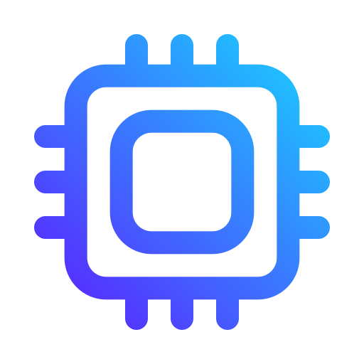 cpu Generic gradient outline icoon