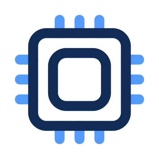 cpu Generic color outline icoon