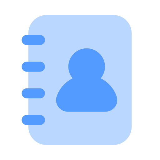 Contact Generic color fill icon