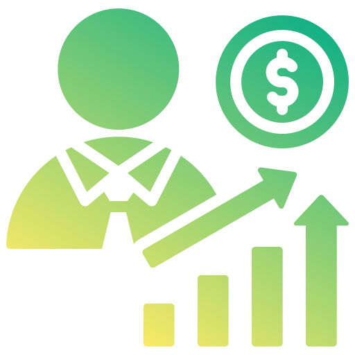 kierownik sprzedaży Generic gradient fill ikona