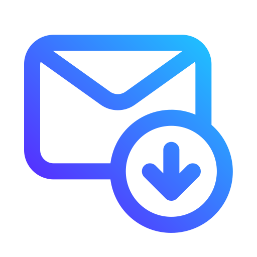 Message received Generic gradient outline icon
