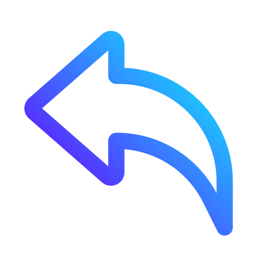 Reply Generic gradient outline icon