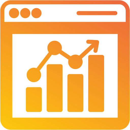 statistiche Generic gradient fill icona