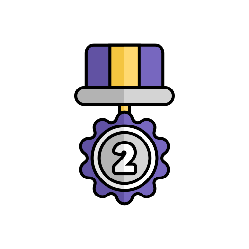 Наградная медаль Generic color lineal-color иконка