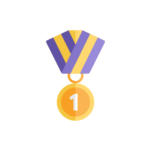medalla de premio Generic color fill icono