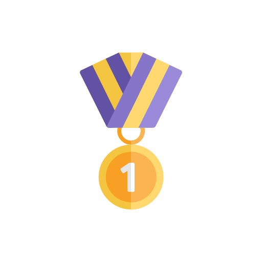 Award medal Generic color fill icon