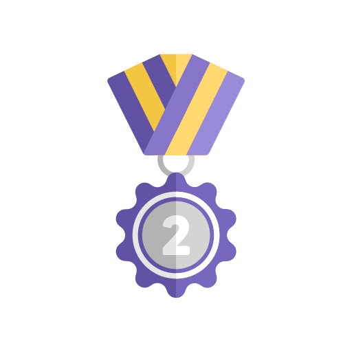 Award medal Generic color fill icon