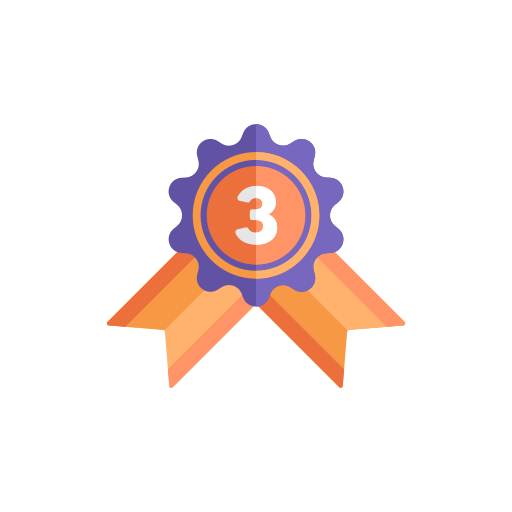 Award medal Generic color fill icon