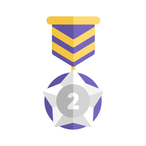 medalha de premiação Generic color fill Ícone