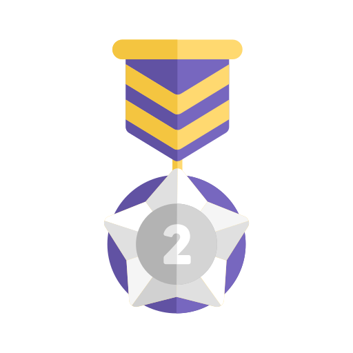 Award medal Generic color fill icon